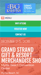 Mobile Screenshot of grandstrandgiftshow.com